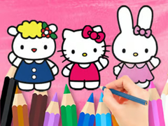 Игра Coloring Book: Hello Kitty With Friends