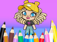 Игра Coloring Book: Avatar Life Girl