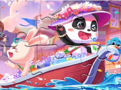 Игра Jigsaw Puzzle: Baby Panda Fiesta