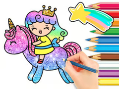 Игра Coloring Book: Unicorn Princess