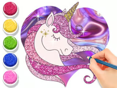 Игра Coloring Book: Glowing Unicorn