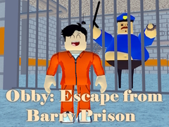 Игра Obby: Escape from Barry Prison