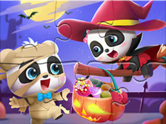 Игра Jigsaw Puzzle: Baby Panda Halloween