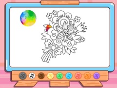 Игра Coloring Book: Flower Bouquet