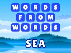 Игра Words from words: Sea