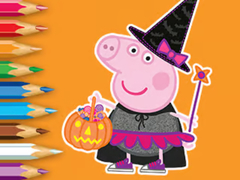 Игра Coloring Book: Peppa Pig Halloween