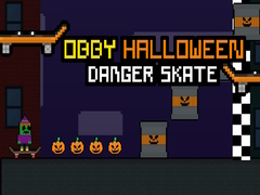 Игра Obby Halloween Danger Skate