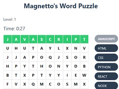 Игра Magnetto's Word Puzzle