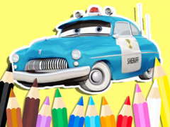 Игра Coloring Book: Cars Sheriff