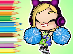 Игра Coloring Book: Avatar World Cheerleader