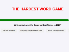 Игра The Hardest Word Game