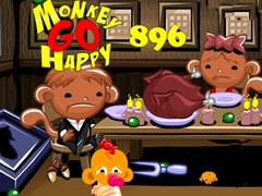 Игра Monkey Go Happy Stage 896