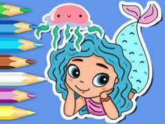 Игра Coloring Book: Jellyfish Mermaid