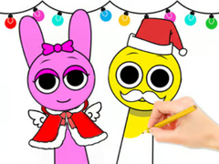 Игра Coloring Book: Sprunki Christmas