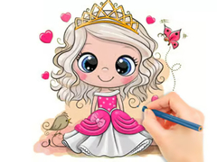 Игра Coloring Book: Chibi Doll Princess