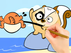 Игра Coloring Book: Fishing Surprise