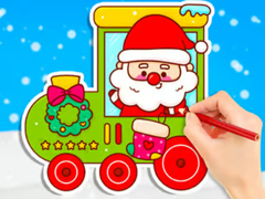 Игра Coloring Book: Christmas Train