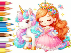 Игра Coloring Book: Unicorn Secret Whisper