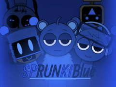 Игра Sprunki Blue Mod