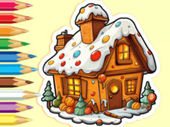 Игра Coloring Book: Christmas Candy House