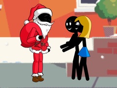 Игра Stickman Santa