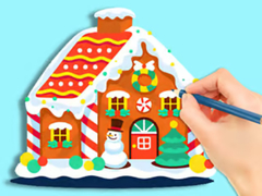 Игра Coloring Book: Gingerbread Hut