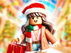 Игра Jigsaw Puzzle: Roblox Christmas Mall