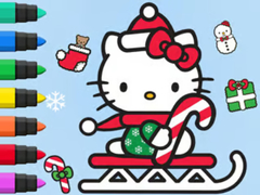 Игра Coloring Book: Hello Kitty Christmas