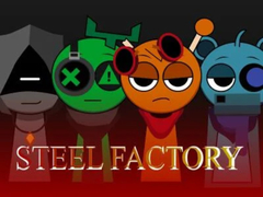 Игра Sprunki x SepBox: Steel Factory