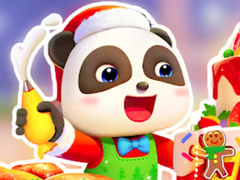 Игра Jigsaw Puzzle: Baby Panda Christmas Chef