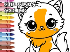 Игра Cute Animals Coloring