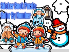 Игра Sticker Book Puzzle: Color By Number