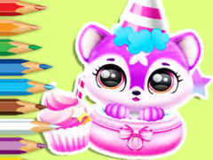 Игра Coloring Book: Baby Fluff's Birthday