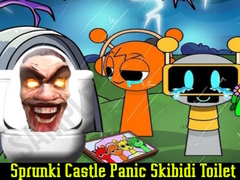 Игра Sprunki Castle Panic Skibidi Toilet