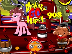 Игра Monkey Go Happy Stage 908