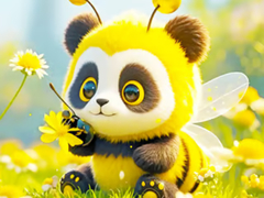 Игра Jigsaw Puzzle: Panda Bee