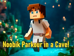 Игра Noobik Parkour in a Cave!