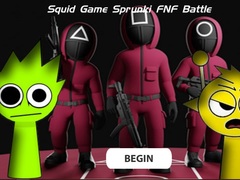 Игра Squid Game Sprunki Fnf Battle