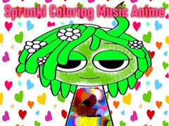 Игра Sprunki Coloring Music Anime