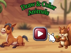 Игра Draw & Color Animals