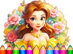 Игра Coloring Book: Flower Dress Up