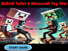 Игра Skibidi Toilet X Minecraft Tug War