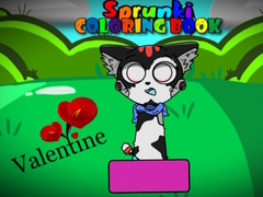 Игра Sprunki Valentine Coloring book