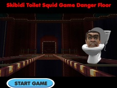 Игра Skibidi Toilet Squid Game Danger Floor