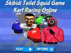 Игра Skibidi Toilet Squid Game Kart Racing Online