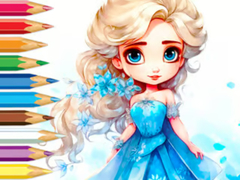 Игра Coloring Book: Frozen Princess