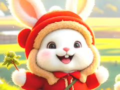 Игра Jigsaw Puzzle: Hiking Bunny