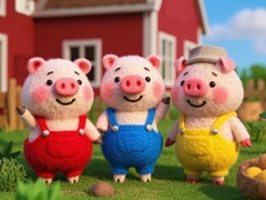 Игра Find The Differences: The 3 Little Pigs