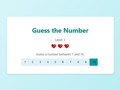 Игра Guess The Number