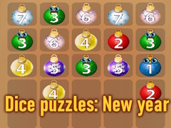 Игра Dice puzzles: New year